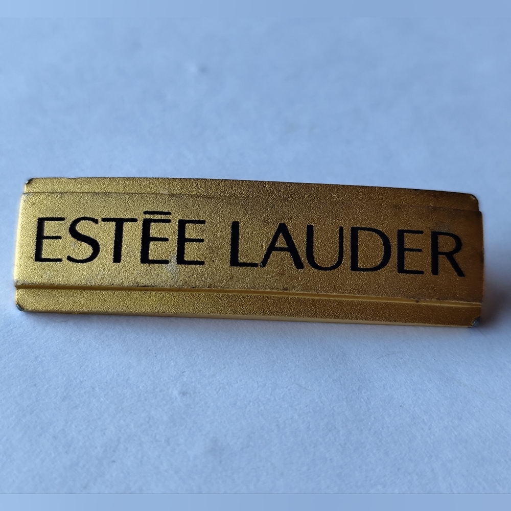 Vintage ESTEE LAUDER Gold Tone Employee Pin Rare